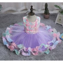 Beautiful Princess Children Clothing Wear Birthday Party Unicorn Horn Sequin Tutu Girl Dress